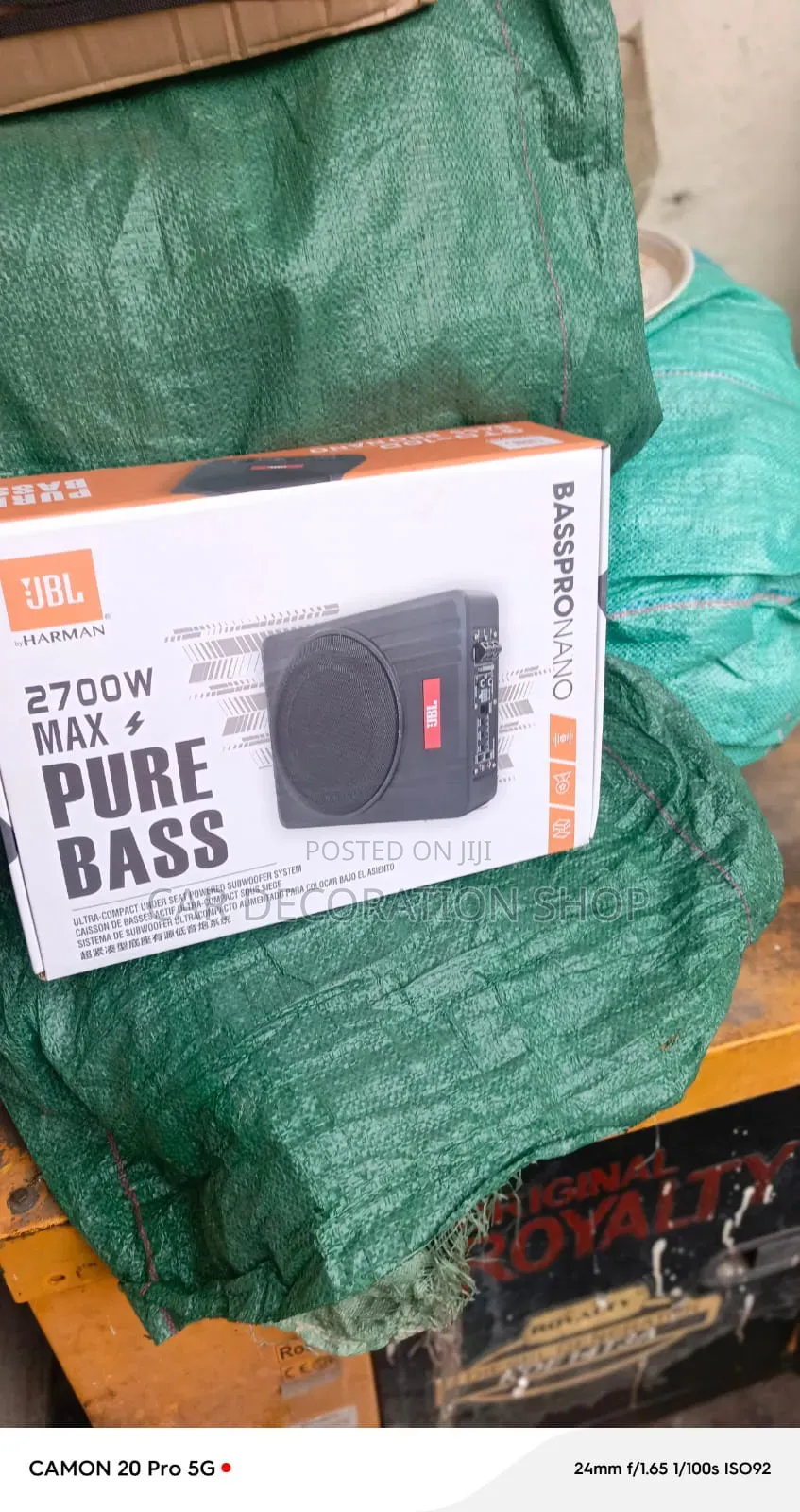 Brand New 2700w JBL Under Seat Powered Subwoofer System