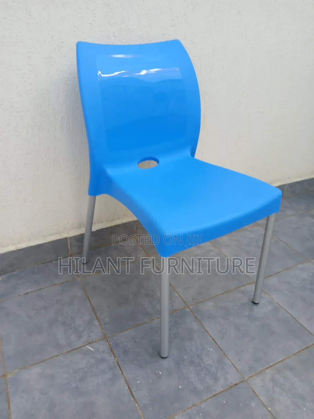 Modern Blue Plastic Multipurpose Chair
