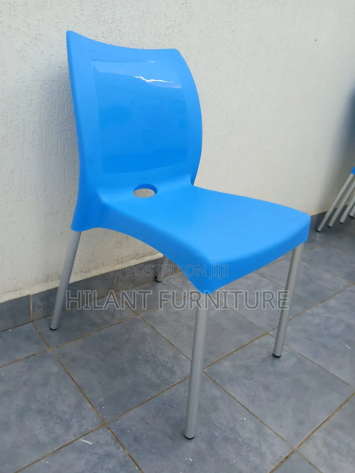 Modern Blue Plastic Multipurpose Chair