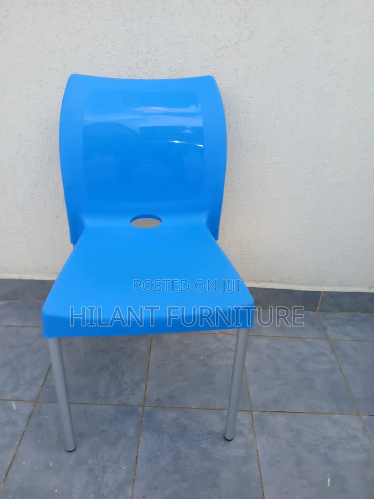 Modern Blue Plastic Multipurpose Chair