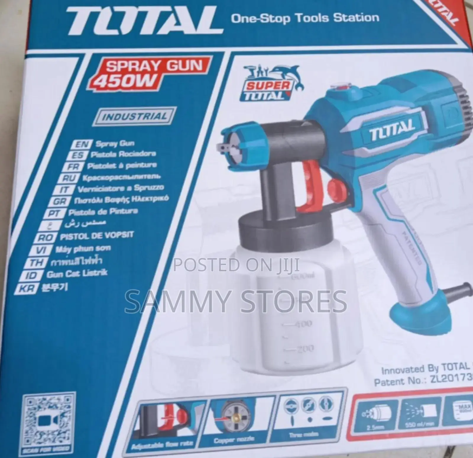 TOTAL 450W Paint Sprayer Gun