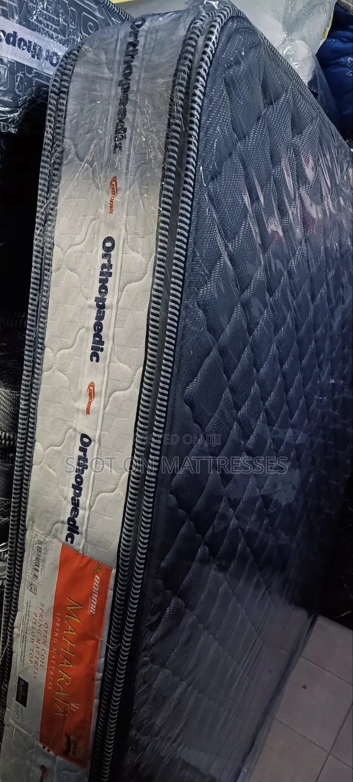 5by6 10" Bobmil Pillowtop Orthopedic Spring Mattresses + Free Delivery
