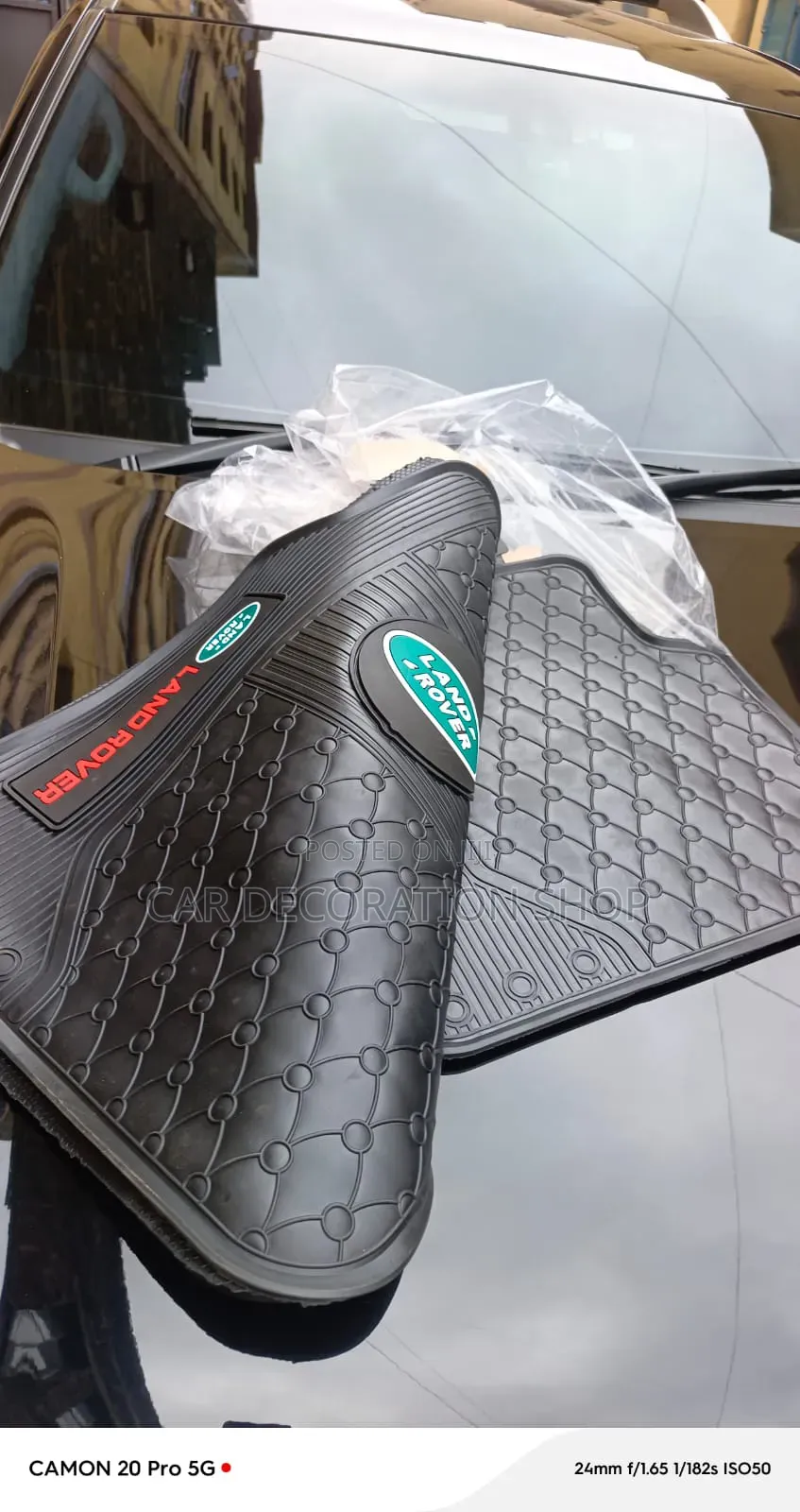 Land Rover 5pcthick, Vulcanized Rubber Textured Antislip Mats