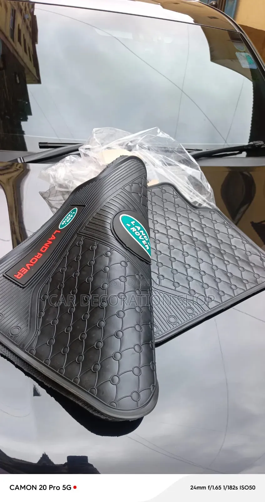 5_pc Land Rover Mats With Antislip Surface Grid Panels