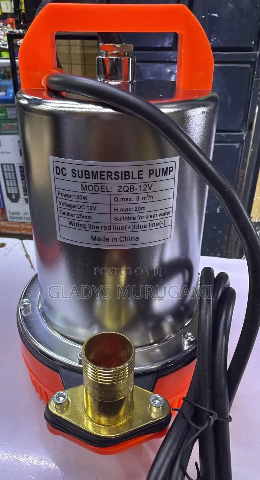 DC Submersible Water Pump Voltage DC 12v