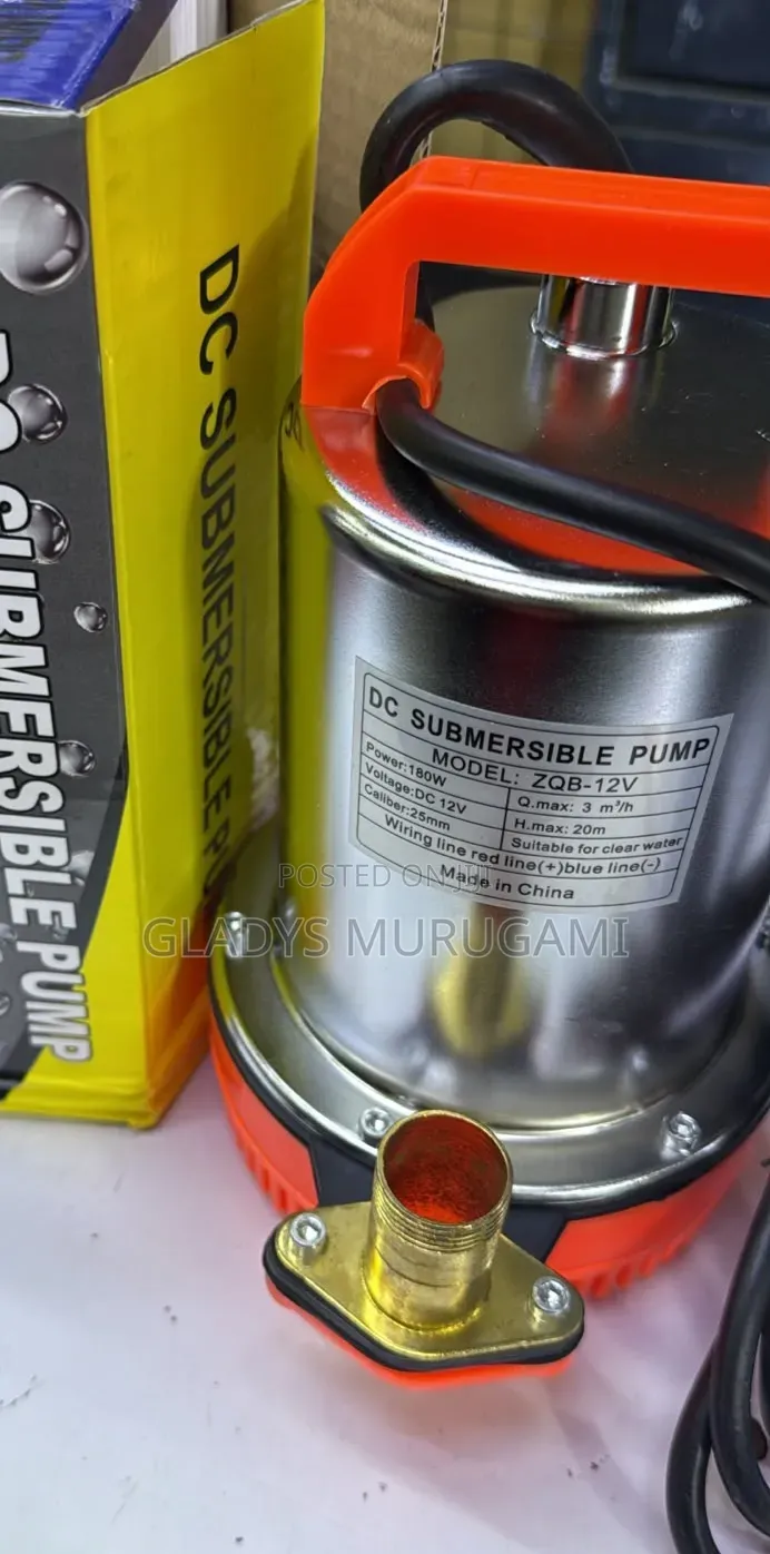 DC Submersible Water Pump Voltage DC 12v