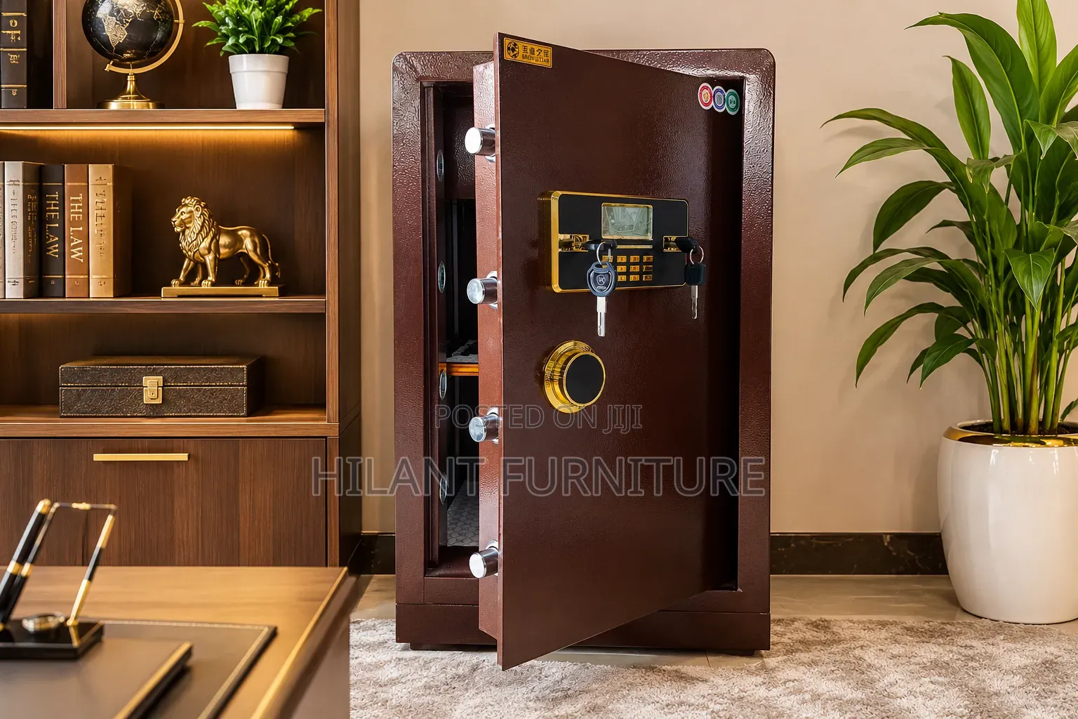 80KG Heavy-Duty Digital Fireproof Safe Cabinet