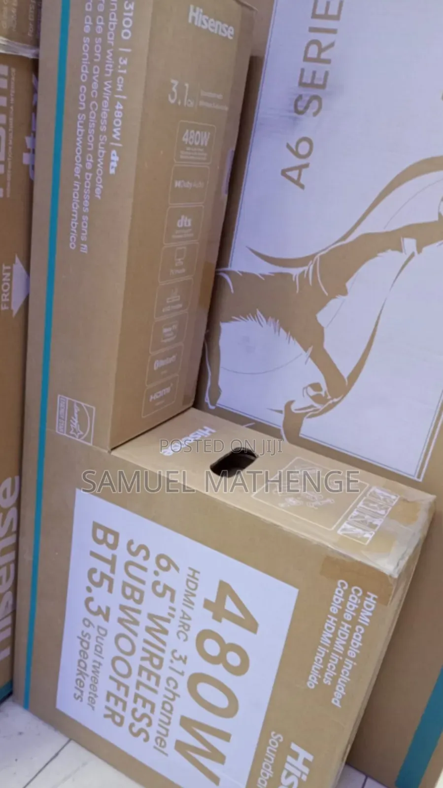 Hisense 480W Deep Bass Soundbar