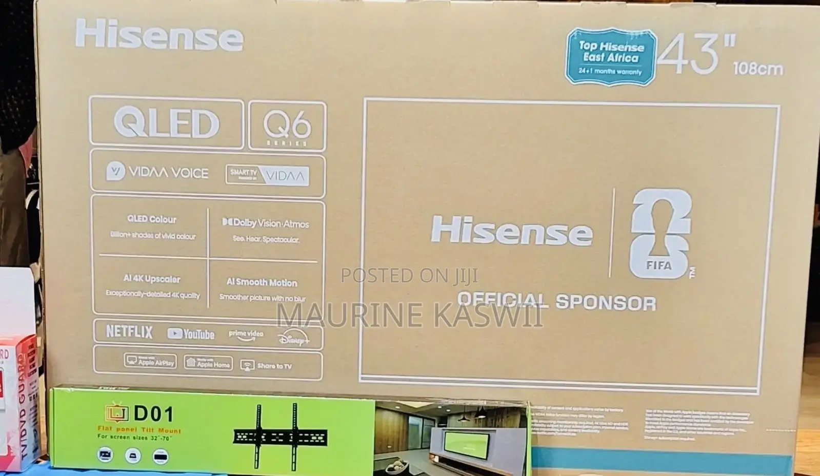 Hisense Qled 43”q6qken Uhd - Bluetooth Enabled