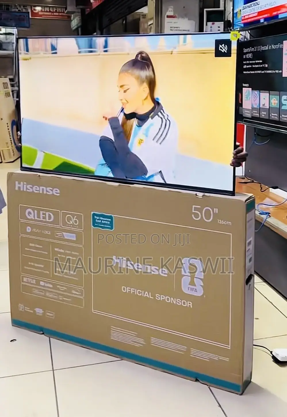 Hisense Qled 50”q6qken Uhd Smart -Frameless