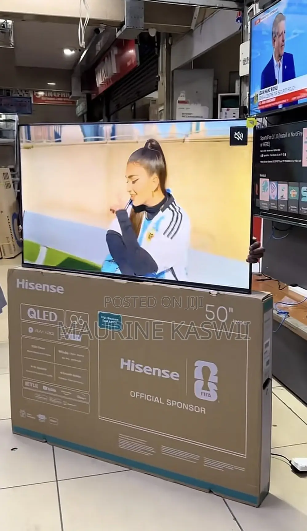 Hisense Qled 50”q6qken Uhd Smart -Frameless