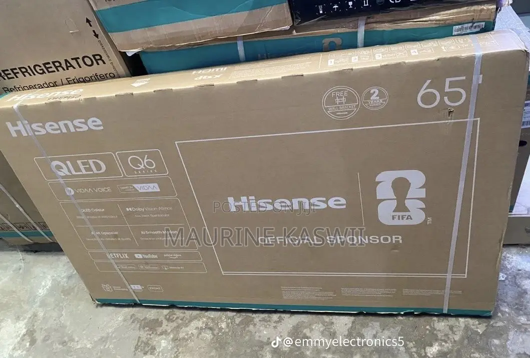 Hisense 65” Qled Frameless Smart Uhd-65q6qken