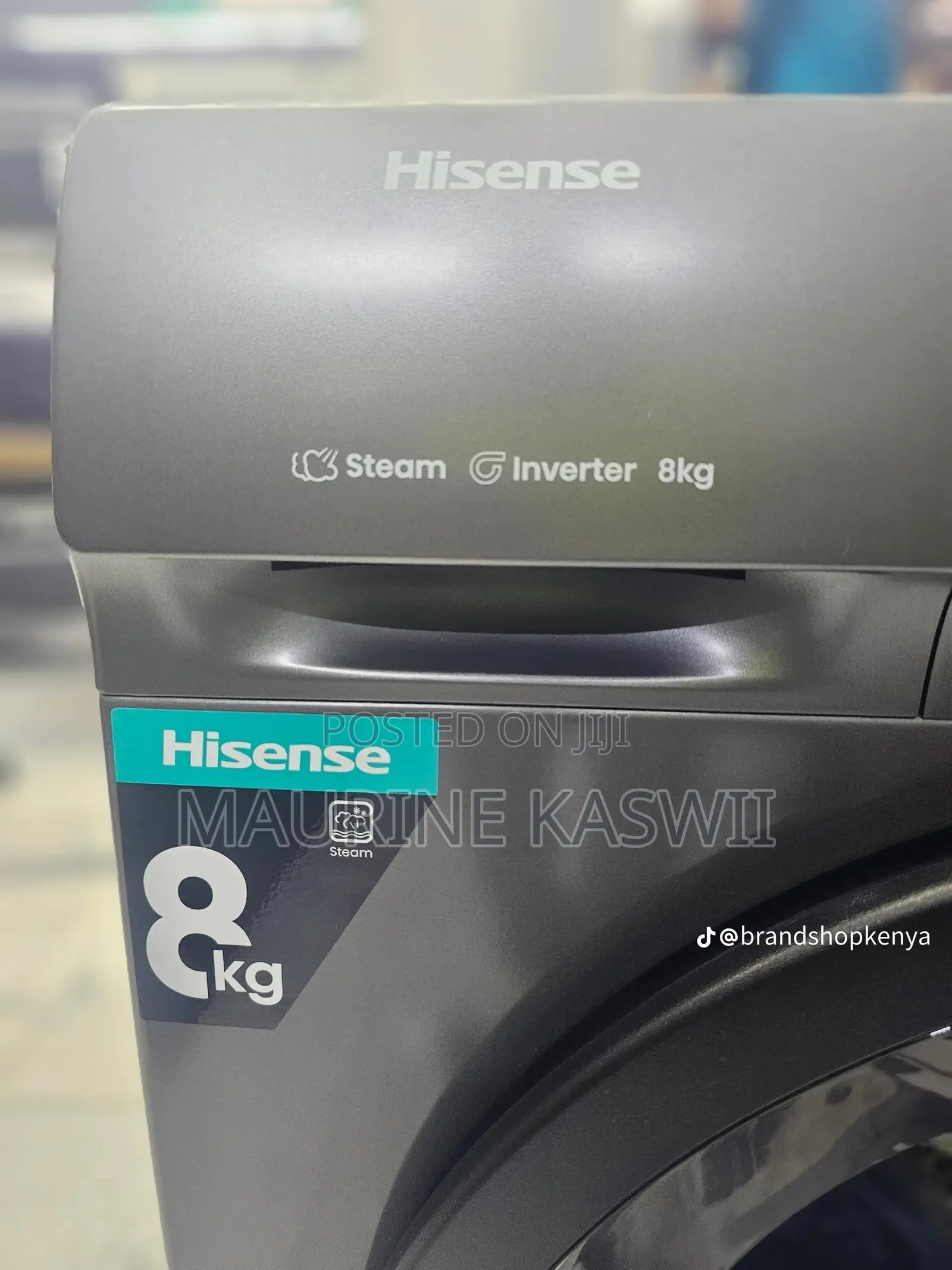 HISENSE 8Kg Inverted Motor Machine-Wfqp8014evmt
