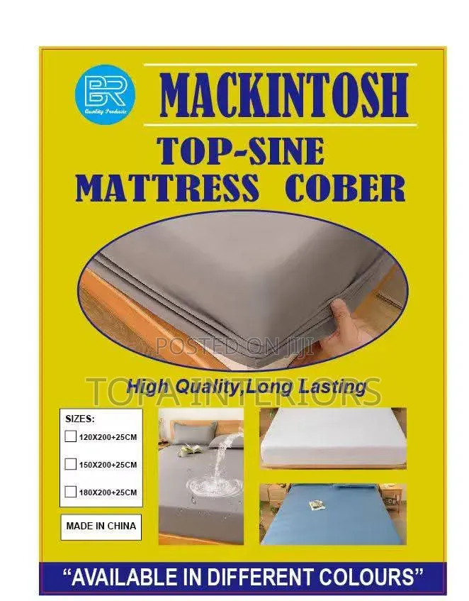 Full Cover Mackintosh Waterproof, Water Resistant Mattress Protector