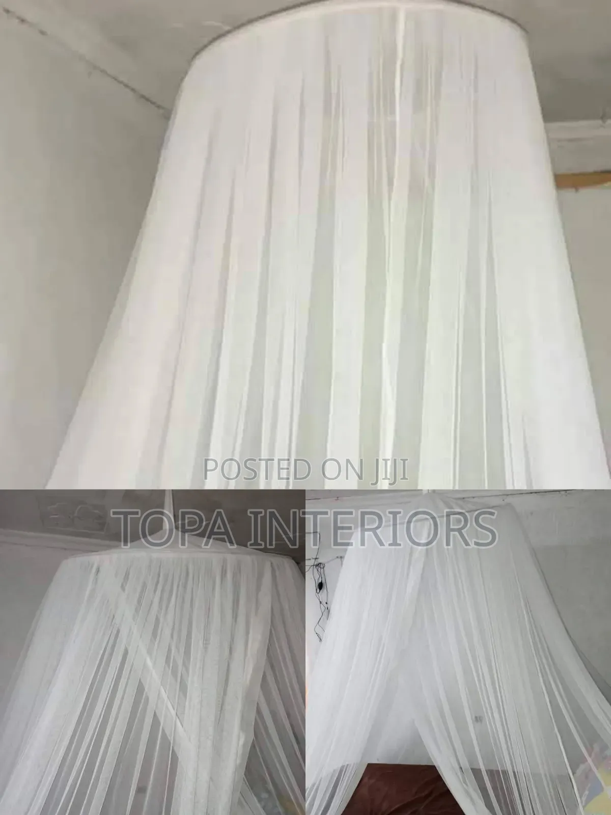 Small Ring Round Mosquito Nets Size 3x6 and 4x6 Ring Nets