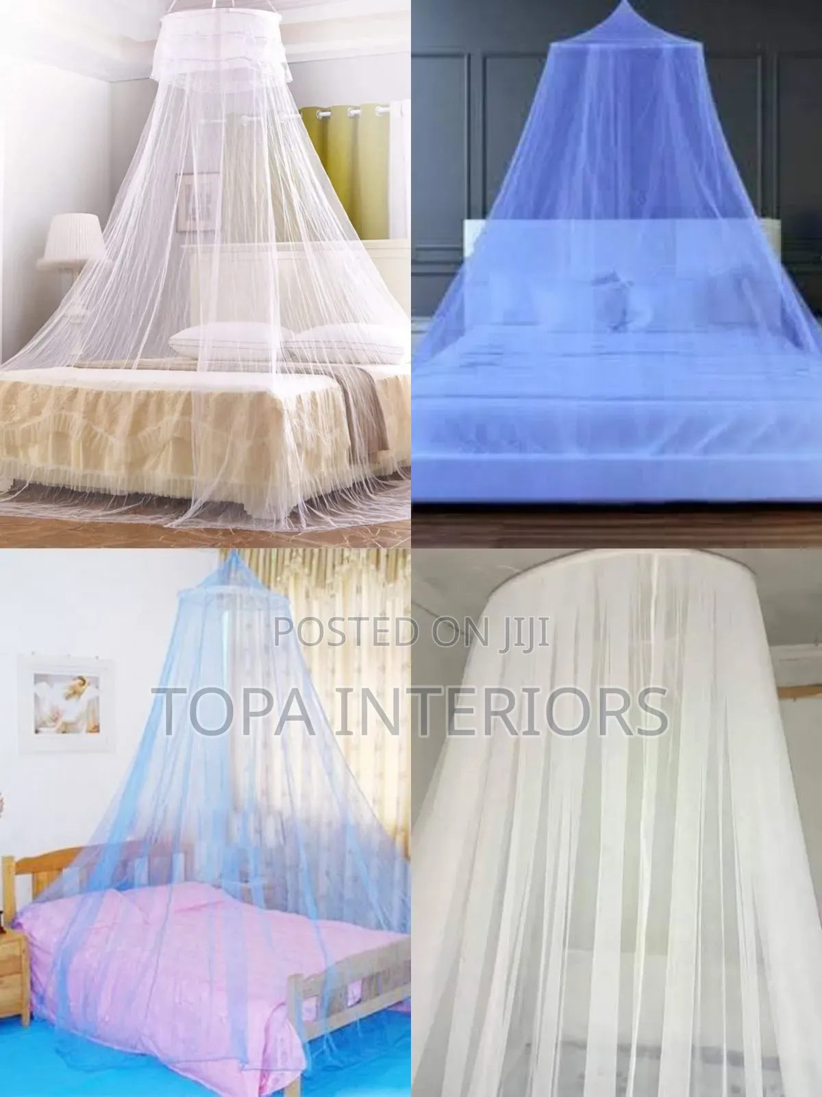 Queen Size Round Bed Net 5x6 Circular Mosquito Nets