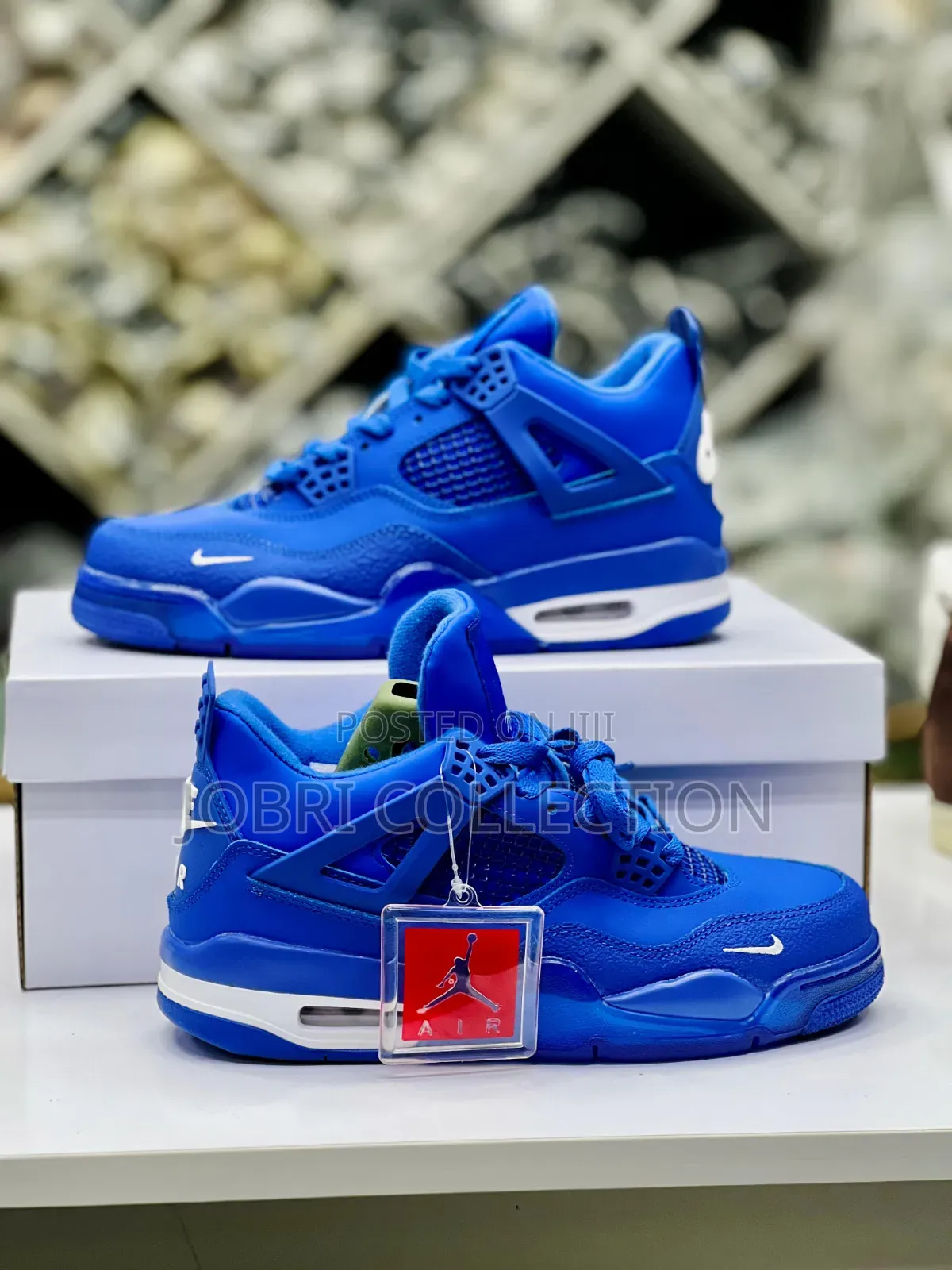 Royal Blue Nigel Sylvester X Air Jordan 4 RM "Bike Air" Sneakers