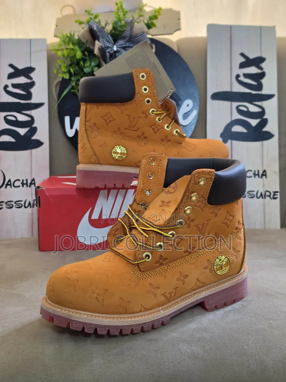 Timberland X Louis Vuitton Steel Toe Boots