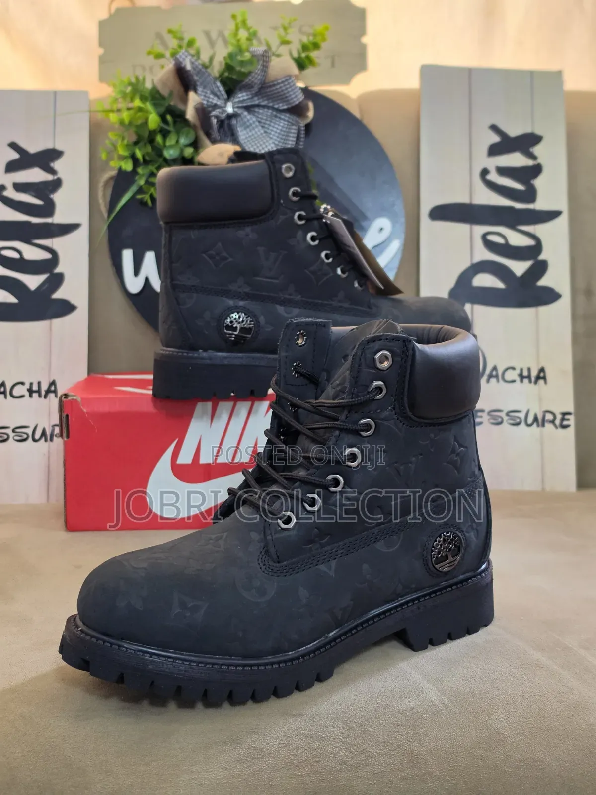 Timberland X Louis Vuitton Steel Toe Boots