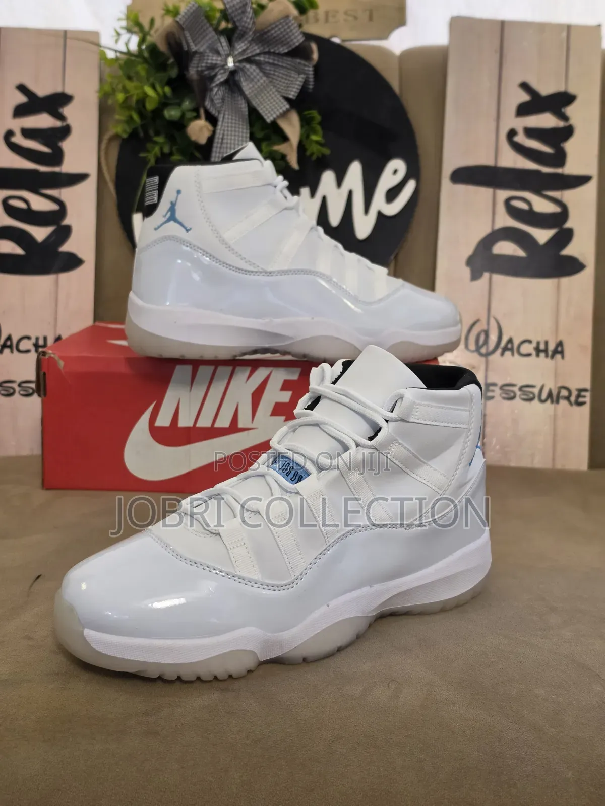 White Air Jordan 11 Sneakers