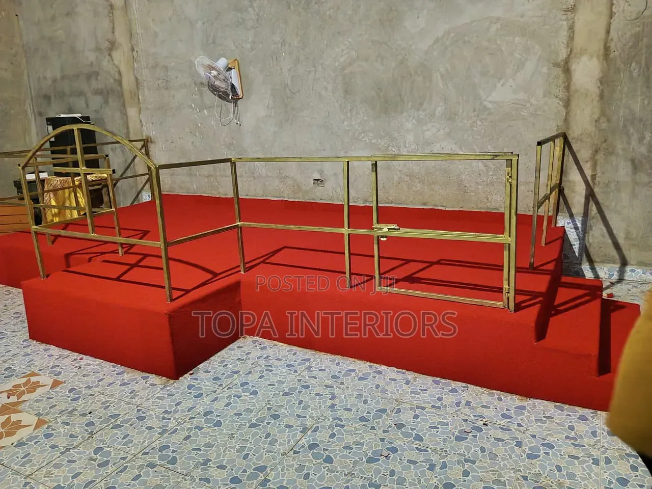 Red Wall to Wall Carpets for Church Altar Covering