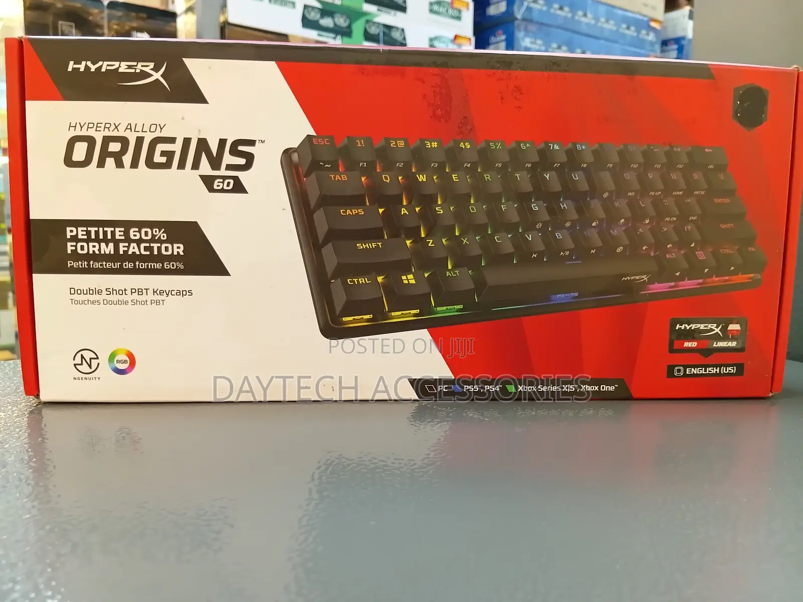 HyperX Alloy Origins 60 Mechanical Gaming Keyboard (Red Switch Linear)