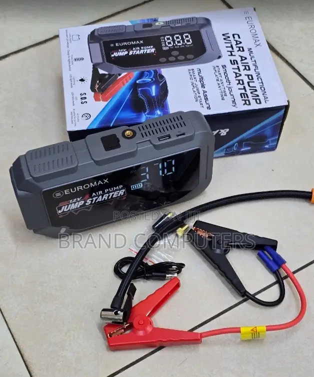 New Euromax EMK3 Multifunctional Jump Starter Kit – Emergency Power