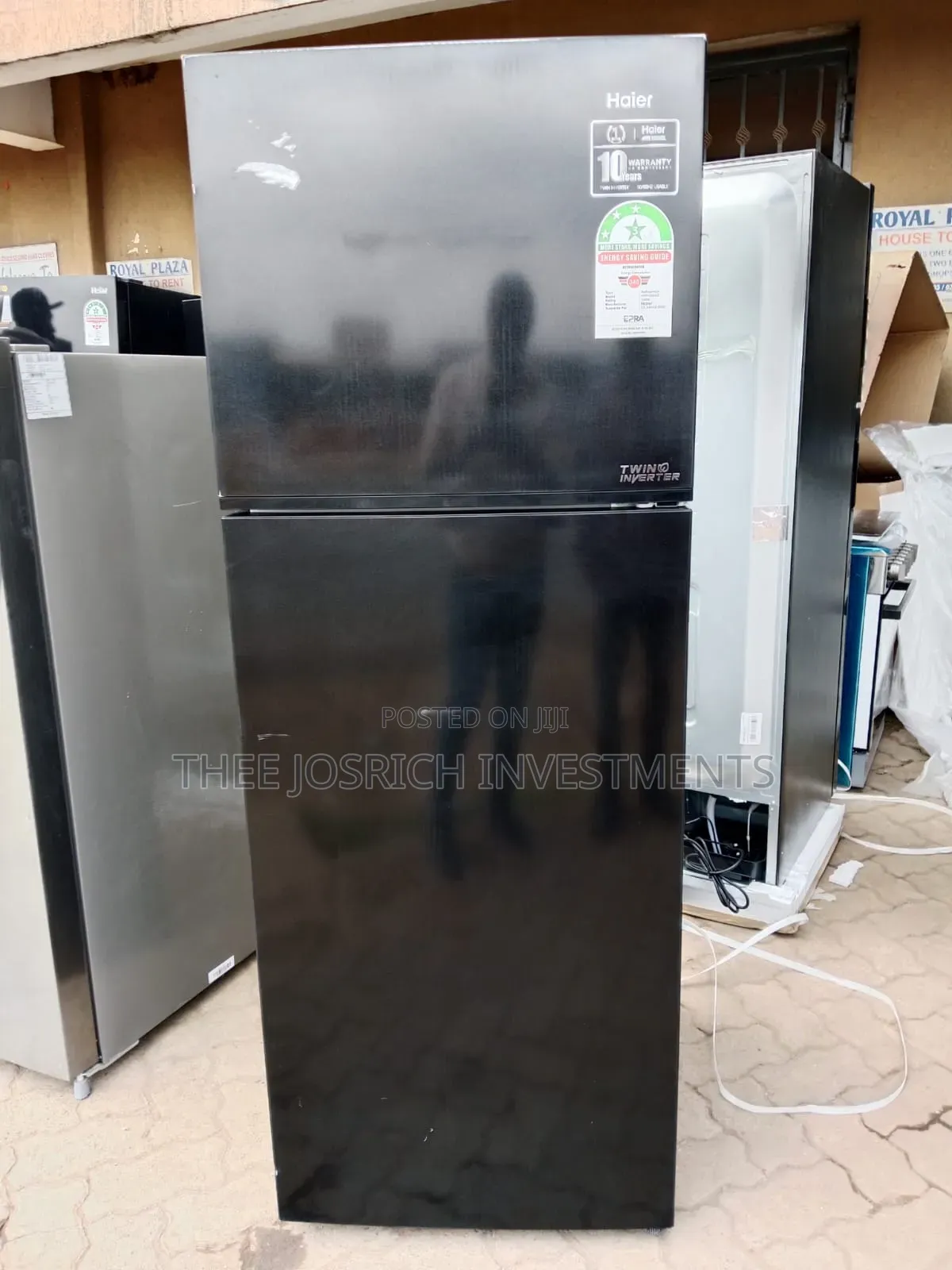 Haier 333 Litres 2 Door Refrigerator No Frost HRF-355 BS Twin Inverter