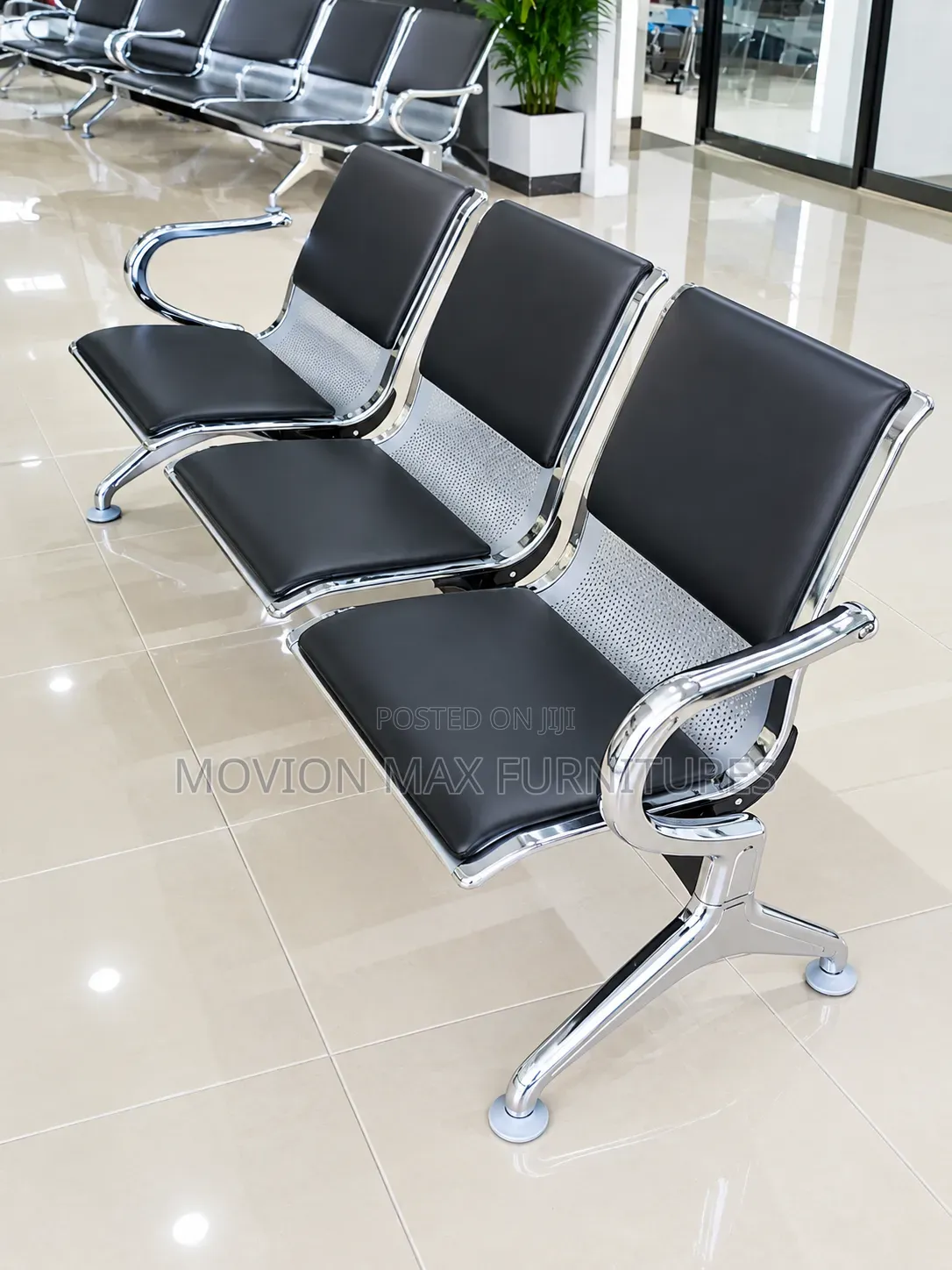 Padded Visitors Link Seat Hospital Waiting Chairs