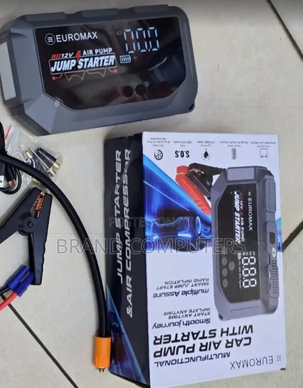 Euromax EMK3 Multifunctional Jump Starter Kit With Inflator