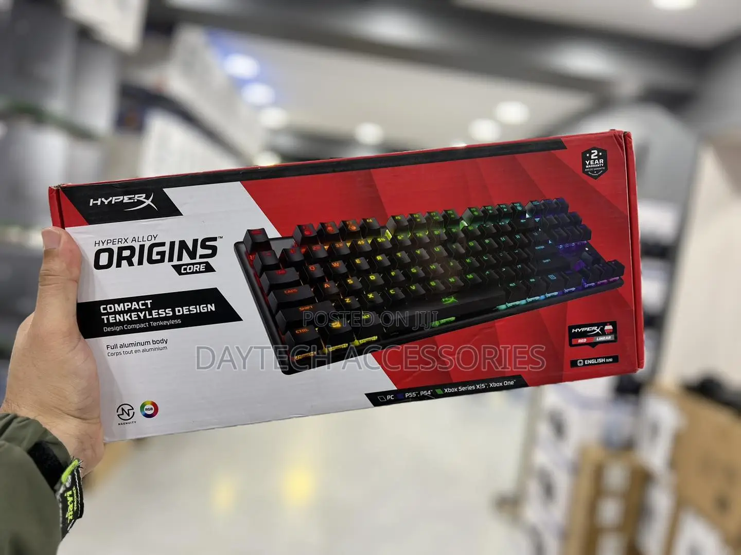 HyperX Alloy Origins Core Tenkeyless Mechanical Gaming Keyboard - Blac