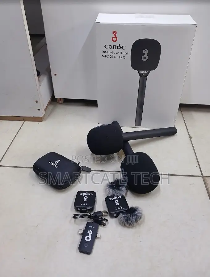 CANDC Interview Wireless Mic Kit – 2 Transmitters 1 Receiver