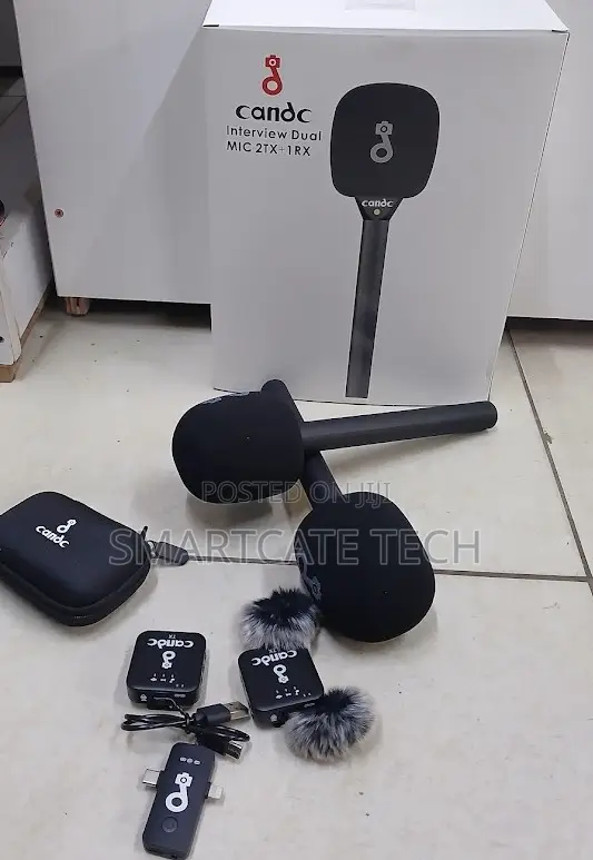 CANDC Professional Dual Wireless Microphone – Clear Voice Recording
