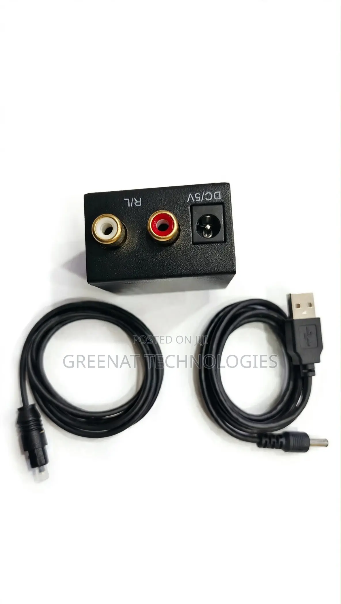 Digital to Analog Audio Converter Optical Toslink Coaxial to RCA+3.5mm