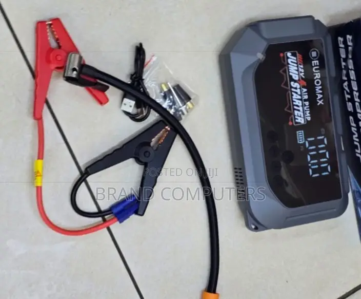 Heavy Duty Euromax Multifunctional Car Air Pump With Jump Starter
