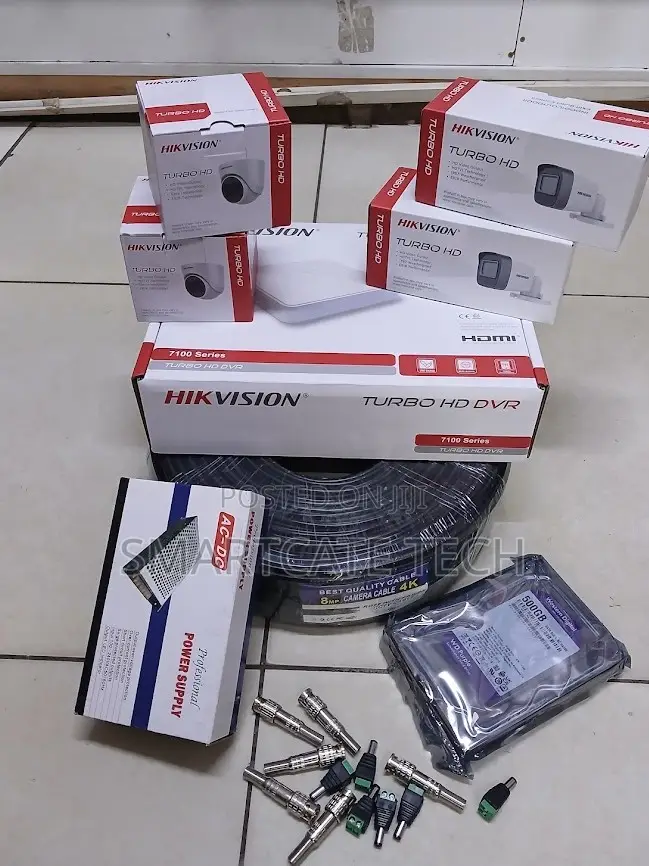 Hikvision 4CH Kit TV Security System – 2MP CaHD CCmeras