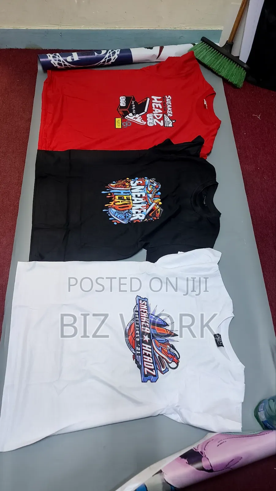 Clean Tshirts Branding Printing Round Neck Type