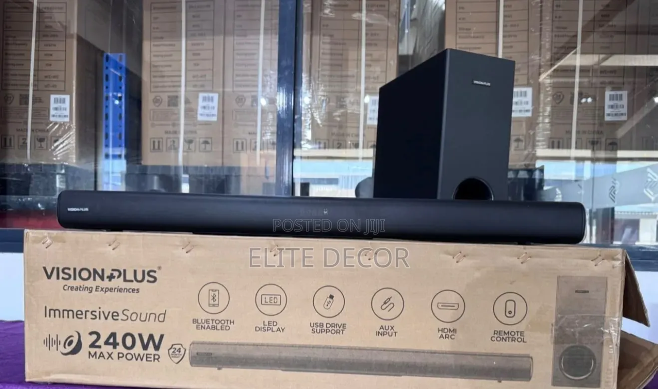 Vision 240w Sound Bar – Powerful Home Audio