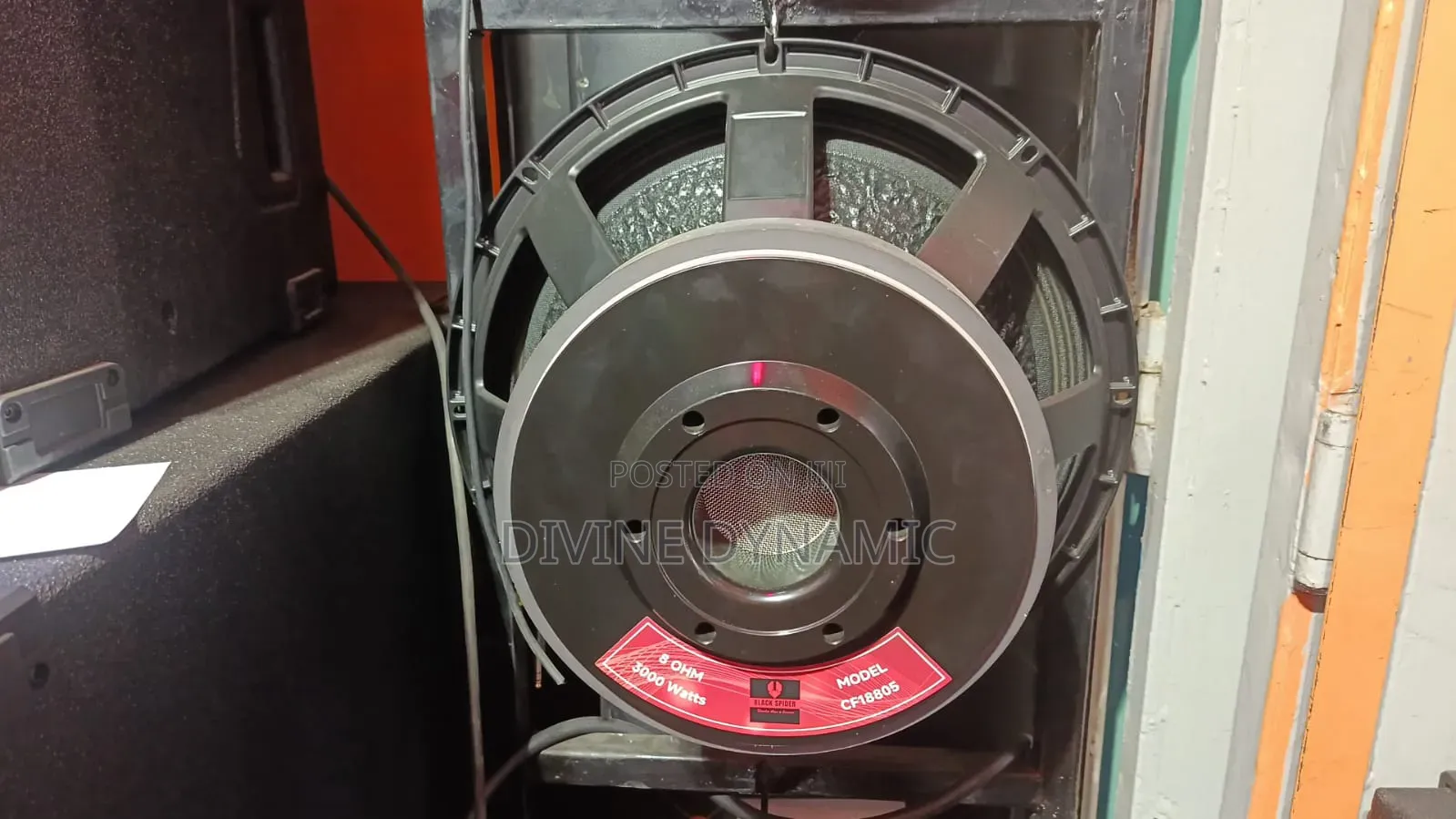 Black Spider CF18805 Bass Speaker