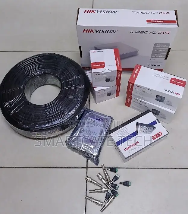 Hikvision 2MP HD 4 Channel CCTV Security System Complete Kit