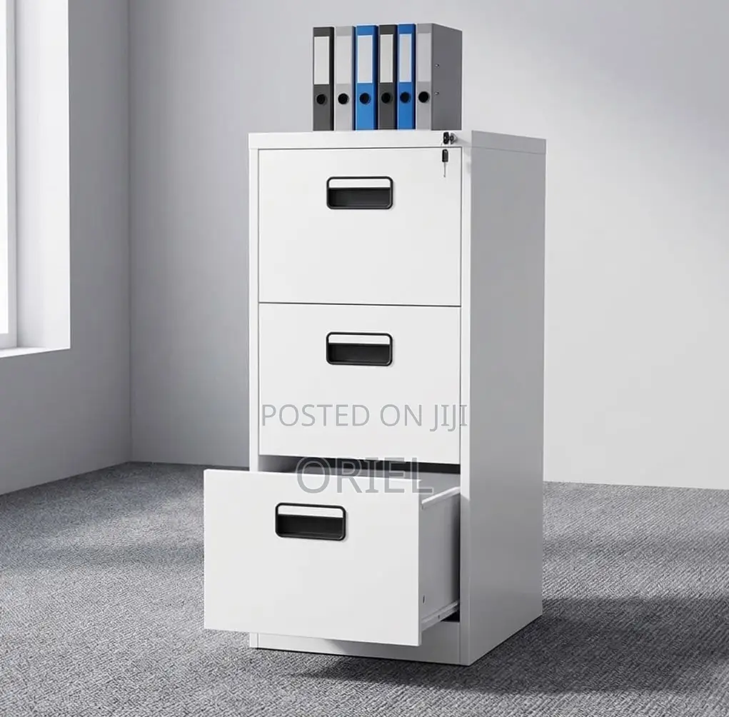 Office Cabinet : Steel File Cabinet With 3 Drawers