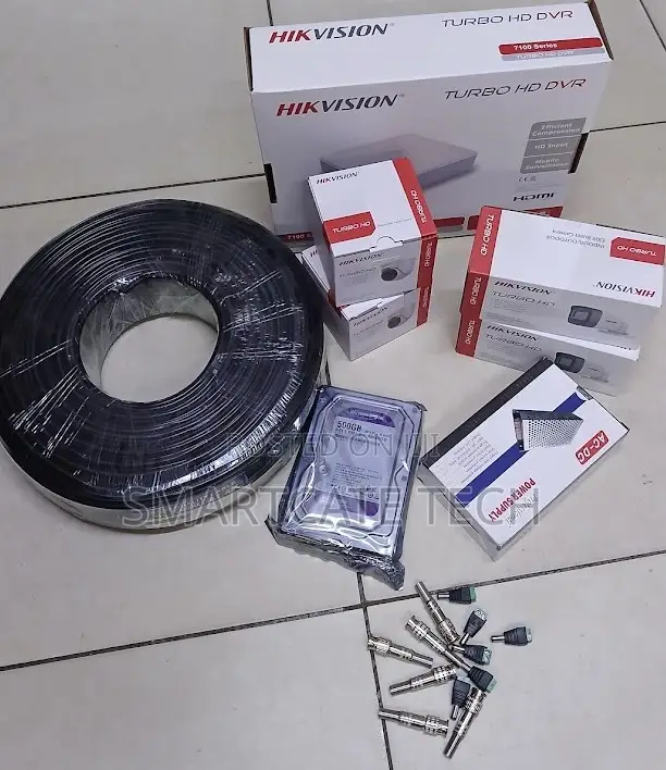 Hikvision 4 Channel Full HD 2MP CCTV Camera System Kit