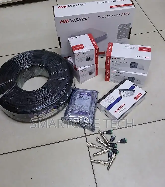 Hikvision 4 Channel 2MP HD CCTV Surveillance Camera Complete Kit