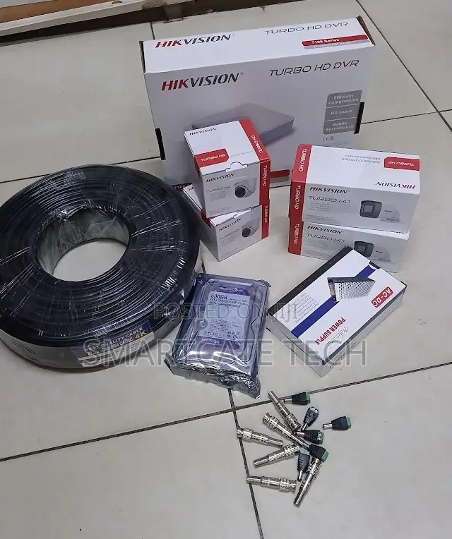 Hikvision 4PCS 2MP CCTV Security Cameras With DVR System Kit