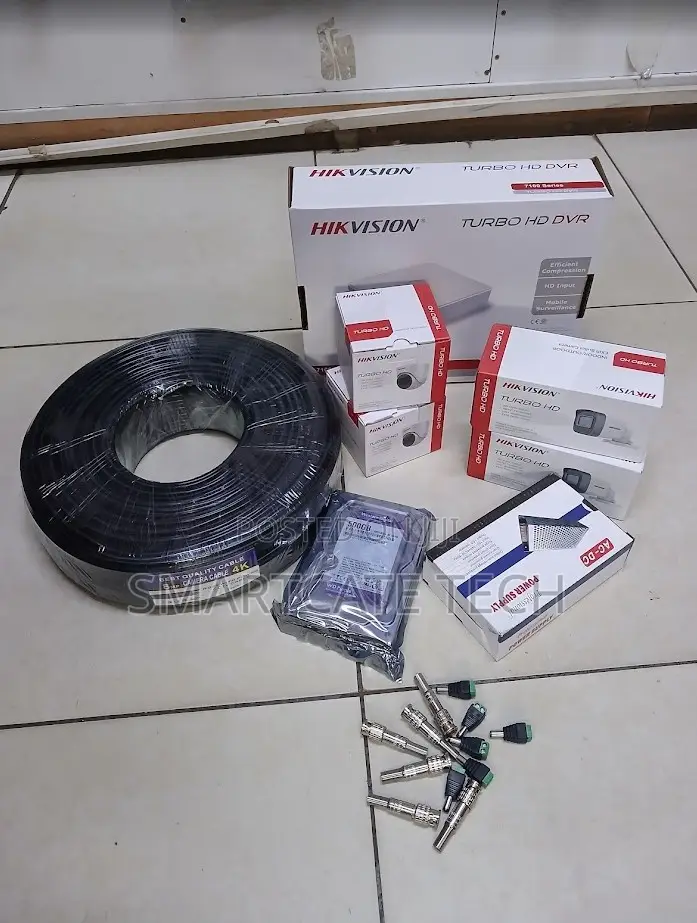 Hikvision 4 Camera 2MP Security Surveillance System With HD DVR