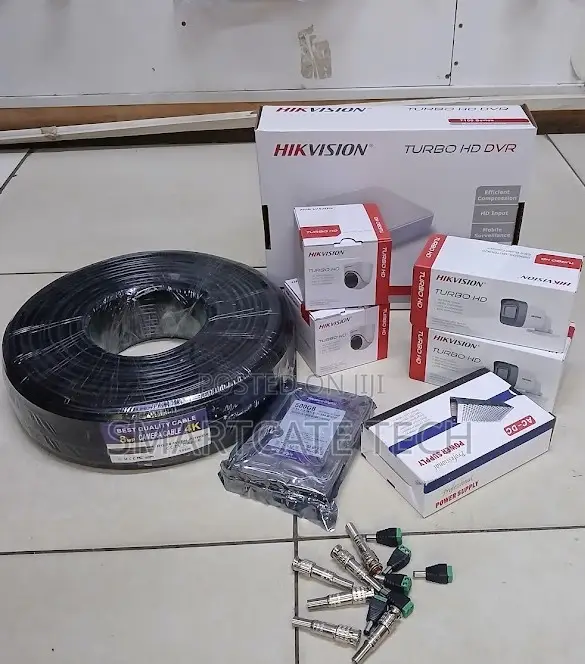 Hikvision 4CH 2MP CCTV Camera Security System Complete Home Kit
