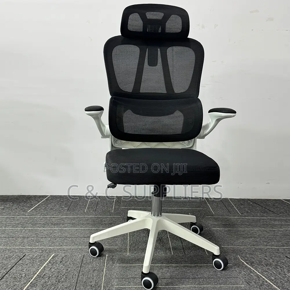 Modern Ergonomic Chair With Flip Up Arms