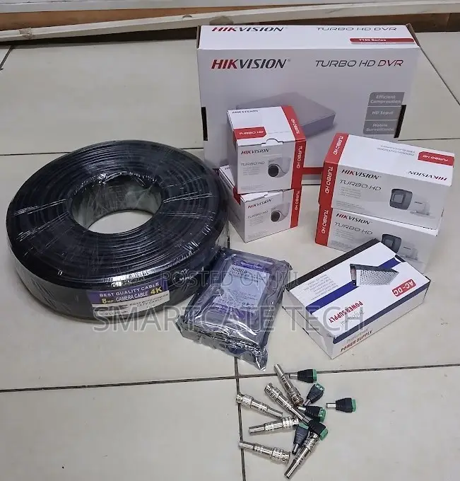 Hikvision 4CH 2MP CCTV Surveillance Camera System for Home Office