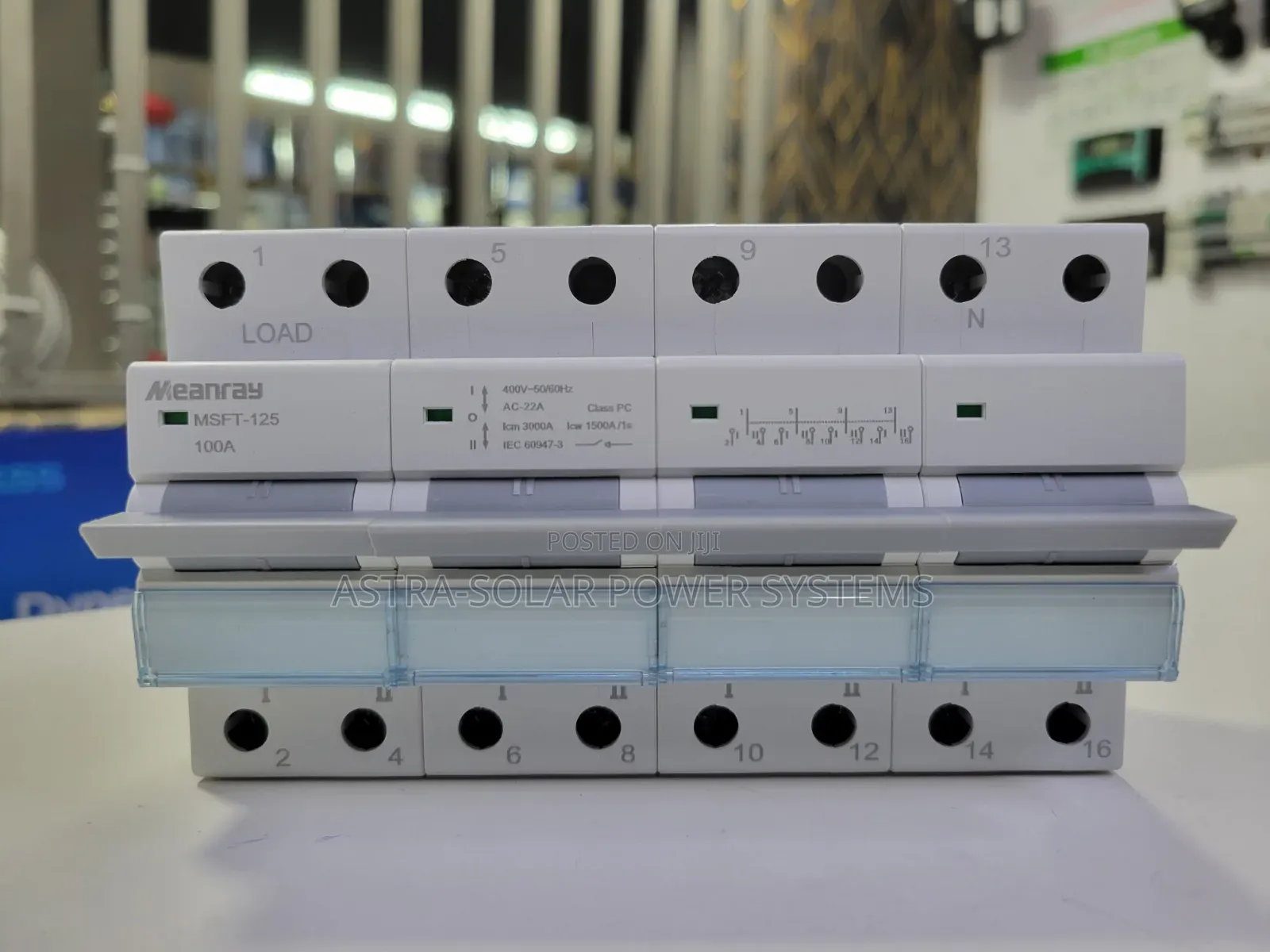 Meanray Manual Change Over Switch 100A 4P
