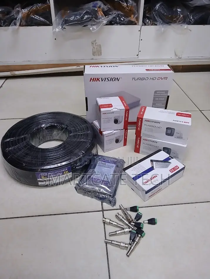 Hikvision 2MP HD CCTV Security Camera Kit With 4 Channel DVR